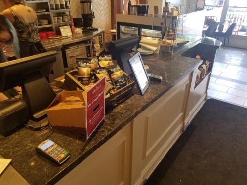 Caffe Artigiano granite countertop