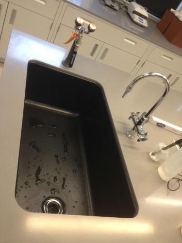 Lab Sink under KRION countertop