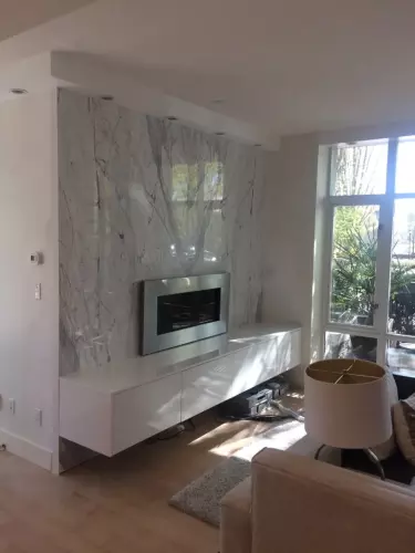 Statutario Primastone Fireplace