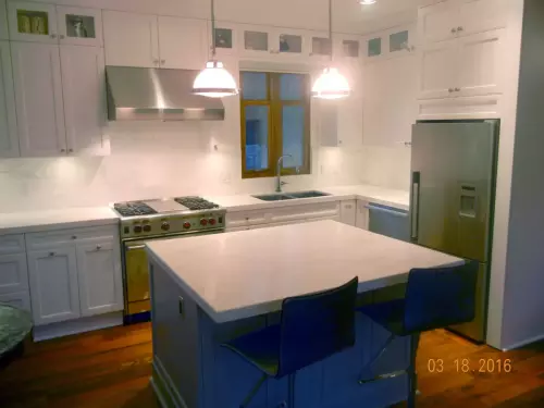 Honed Calacatta Kitchen