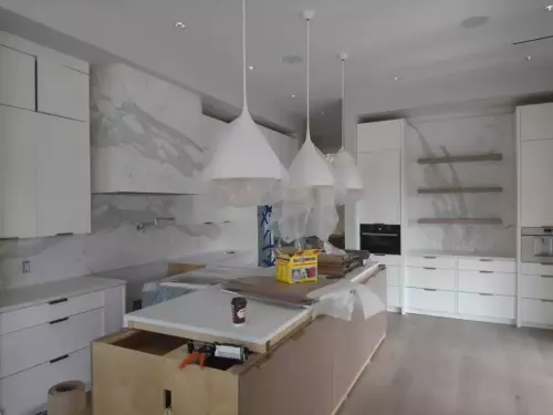 Prima Stone Statutario marble Kitchen