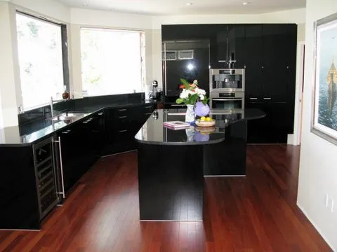 Black Granite Stone Kitchen