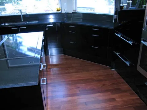 Black Granite Stone Kitchen