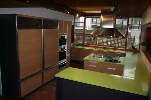 Green Caesar Stone Kitchen