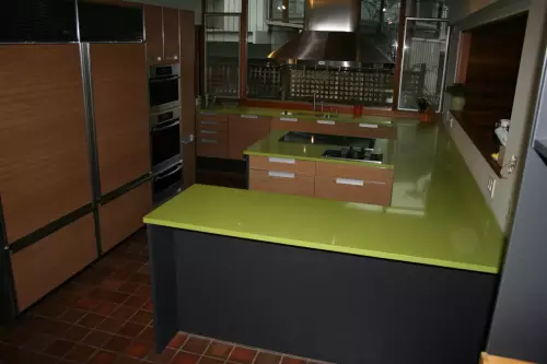 Green Caesar Stone Kitchen