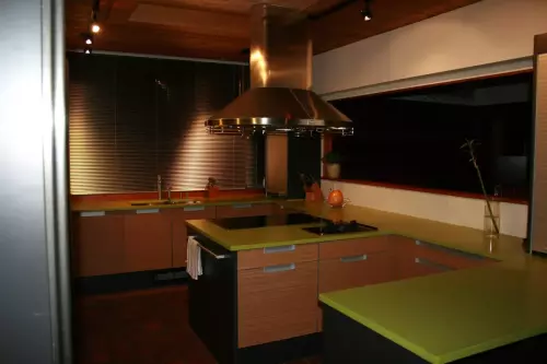 Green Caesar Stone Kitchen