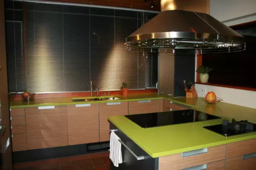 Green Caesar Stone Kitchen