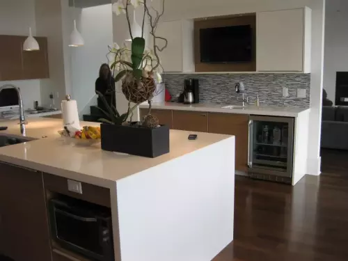 Caesar Stone Blizzard Kitchen