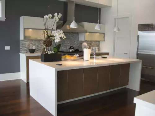 Caesar Stone Blizzard Kitchen