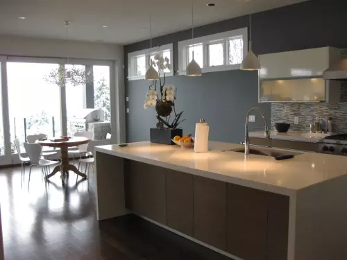 Caesar Stone Blizzard Kitchen