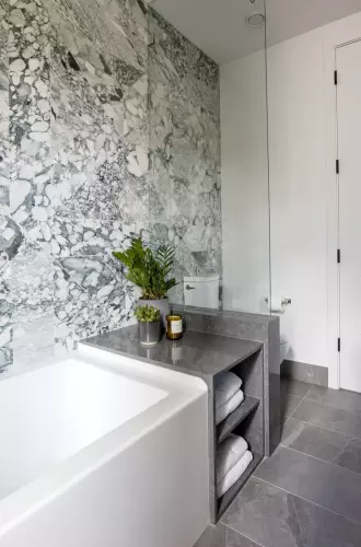 Caesar Stone Bathtub surround