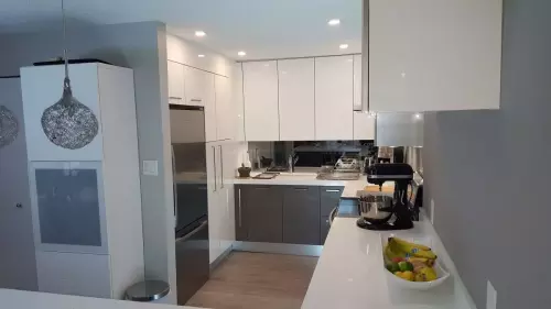 Absolute white Caesar Stone Kitchen