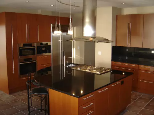 Black granite Kitchen